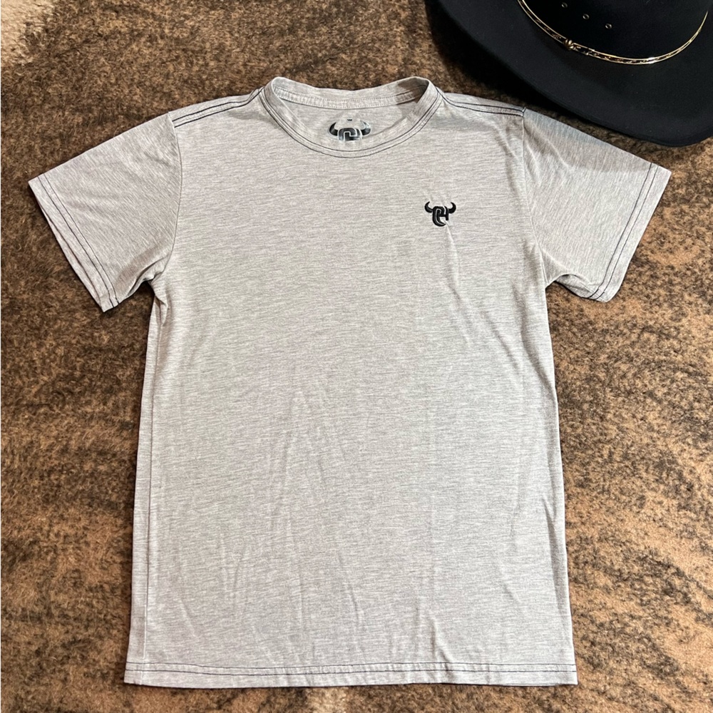 Gray Short Sleeve Men's Tee